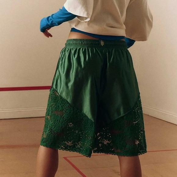 Free People Roster Shorts Heritage Green M - Picture 4 of 8